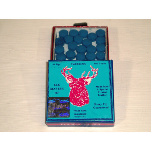 TWEENTEN ELK MASTER CUE TIPS AND QUANTITIES.** (50 x, 11mm)