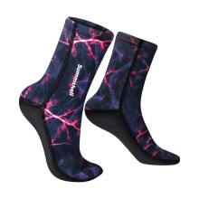 Summshall 3mm Neoprene Wetsuit Socks - Thermal Diving for Men Women, Anti-slip Swimming Sailing Fin