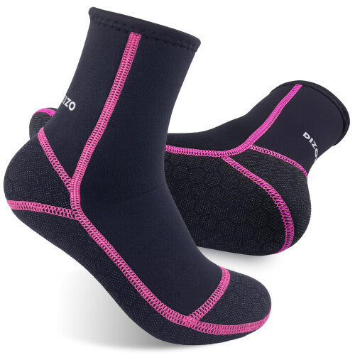 PAWHITS Neoprene Wetsuit Socks, 3mm Sand Proof Beach Booties