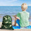 WAWSAM Kids Drawstring Gym Bag with Zippered Pocket String Backpack 6