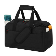 LONALIA 14L Small Gym Bag, Wet Pocket, 14 inch, Black (Textured)
