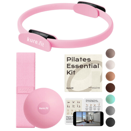 Pilates Kit | Pilates Equipment Set for Home Workouts | Accessories & Guide