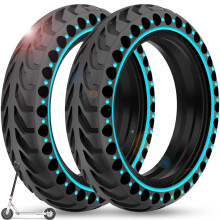 BANGTING 2PCS 8.5 inch Solid Tyres for Electric Scooter, 8 1/2 x2 Scooter Tyre, 50/75-6.1 Tires Compatible with Xiaomi Pro 2 / M365 / M365 Pro / 1S /