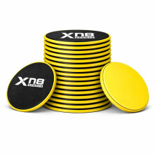 XN8 Core Sliders Exercise Discs, Pack of 2 & 20 Dual-Sided Gliding Discs for Carpet and Hard Floors, Ab, Leg, Glute, Pilates and Full Body Home Workou