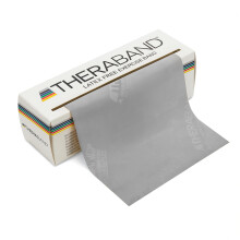 THERABAND Resistance Bands, Physio Bands, 6 Yrd Super Heavy Level 6, Silver