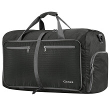 Gonex Foldable Travel Duffle Bag, 80L Lightweight with Shoe Compartment