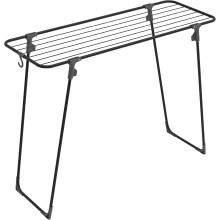 Rörets Tendedero de Ropa Nano, 43 x 110 x 85 cm, Preto, com Pés Largos e Gancho