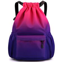 Drawstring Bags,Waterproof Swimming Bags,Sports Backpacks-Red Purple