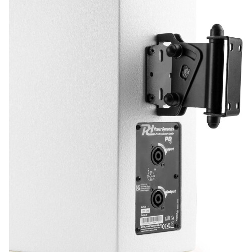 Power Dynamics PDW8W, altavoz passivo de 2 vias, 300W, 8 polegadas, branco, para cenários 2