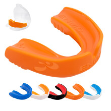 Enmo Maxilla Gel Gum Shield - Adult & Junior 10+ Mouth Guard with Case for Rugby, Boxing, Hockey and Contact Sports - Mouthguard with Boil & Bite, Bre