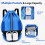 Pinboov Waterproof Drawstring Bag, PE Kit Bag with Shoe Compartment Blue 5
