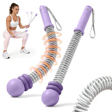 KUZARO Upgrade Weighted Ropeless Battle Ropes for Women, Quiet Adjustable Cordless Battle Ropes for Home Gym HIIT Cardio & Strength Training, Portable
