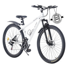 TRIOBLADE 24/26/27.5/29 Inch Mountain Bike 21 Speeds Bike 17.5 Inch Lightweight Aluminium Frame Bicycle for Adult Men Women, Suspension Fork, Dual Dis