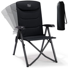 TIMBER RIDGE Camping Chair for Adults Folding Reclining High Back 150kg