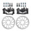 AEYINO Bicycle Disc Mechanical Brake Kit Line Pulling Disc Brakes Caliper 1