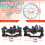 AEYINO Bicycle Disc Mechanical Brake Kit Line Pulling Disc Brakes Caliper 3