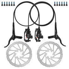 MTB Hydraulic Disc Brake Set, Left Front 800mm Right Rear 1500mm for Bike