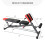 Finer Form Multi-Functional Adjustable FID Weight Bench and Roman Chair 5