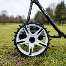 Ben Sayers Pro Rider Universal Golf Trolley 10” Winter Wheel Covers | Studded Spike Fairway Grip Protector for Cart | Pair
