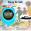 Digital Simple Stopwatch Timer, Single Lap Stop Watch Countdown Timer 4
