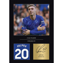 Cole Palmer Poster Chelsea FC – A4 Football Print | Chelsea FC Gifts for Boys & Men | Chelsea Poster Wall Art | Cole Palmer Gifts | Chelsea Football