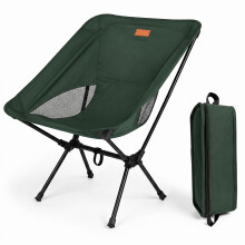 HomlyPro Folding Camping Chair, Pack of 1 - Compact & Lightweight Outdoor Chair for Adults, Comfortable Sitting, Ideal for Garden, Beach, Picnic, and