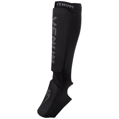Venum, Kontact Shin Guards, Men's, XL, Black/Black 1