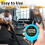 Digital Simple Stopwatch Timer, Single Lap Stop Watch Countdown Timer 3