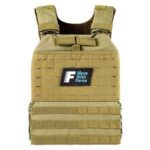 Force Fitness Weighted Vest for Men & Women with Adjustable Straps