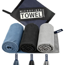 TW1TGOFT 3Pack Small Microfibre Towel - 30x60cm Super Absorbent & Quick Dry Sports Towel for Men Women, Lightweight Sweet Towel for Gym Yoga Travel Be