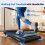 MERACH Walking Pad Treadmill with 6% Incline, 2-in-1 Foldable 5