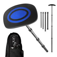 Golf Travel Bag Support Rod, Anti-impact Support Cover, Aluminum Alloy Height Adjustable 4 Telescopic Pole, Portable Golf Club Bag Stiff Arm Support P