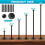ZBKJYILF Boat Cover Support Pole, Water Shedding Pole 2