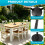ZBKJYILF Boat Cover Support Pole, Water Shedding Pole 3