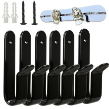 Rolitwils Snowboard Wall Mount Clips, Horizontal Skateboard Wall Mount,Snowboard Display Stand for Room, Garage