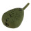 10x Fishing Weights Inline Flat Pear Green Carp Tackle, 10x INLINE 2oz 3