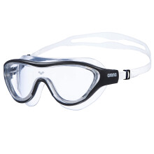 ARENA The One Mask Swimming Mask, Unisex Adult Pool Goggles with Large Lenses, UV Protection, Self-Adjusting Nose Bridge, Orbit-Proof Seals, Anti-Fog