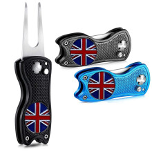 FINGER TEN Golf Divot Repair Tool 1/2 Pack (Grey+Black+Blue-3 Pack)