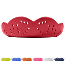 SISU Max Mouthguard - Intense Red 2.4mm Thick - Custom Fit Adult Gum Shield Rugby, Boxing, MMA & Hockey - Maximum Protection & Remouldable Up to 20 Ti