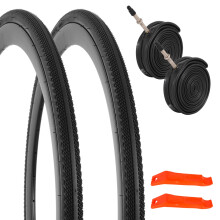 2-Pack 700x28c Bike Tire Tube, 700c Road Bike Tires & Tubes (UK) (700x28c)