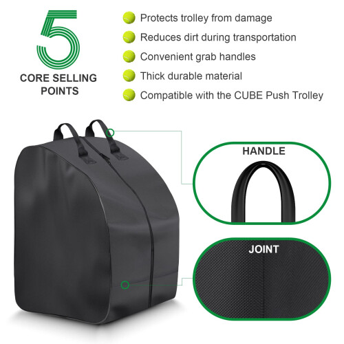 MRWiZMS Golf Trolley,cube bag Cube Zip Handles Case Protector Carry Travel Cover 2