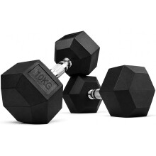 FK Sports Dumbbells (Set of 2), Weight Dumbbell Set 2.5Kg, 5kg, 7.5kg, 10kg, 12.5kg, 15kg, 20Kg In Pair - Hex Dumbbells Set for Women & Men - Gym Equi