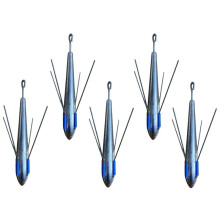 Grip Weight For Sea/Beach Fishing/gripper weights/Breakaway (5 Pack) 3oz 4oz 5oz 6oz 7oz 8oz 9oz (4oz x 5)
