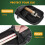 PEKREWS Pool Cue Case, 1x1 Soft Pool Stick Bag with Accessory Pocket 2