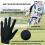 FINGER TEN Kids Golf Gloves Pair for Left and Right Hand(White, Medium) 2