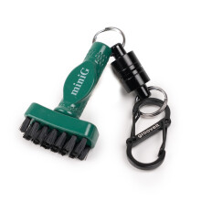 Grooveit Green Mini Golf Brush The MiniG 'Dry Scrubber' Features A Detachable Magnet, Heavy-Duty Nylon Bristles, and 3-Yr Warranty - Used On All Profe