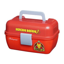 Shakespeare Marvel Youth Fishing Tackle Box - Iron Man Bait Storage