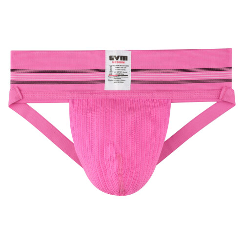 GYM by Jockstraps.com Men's Groin Guard, pink, M 1