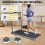 Walking Pad with Incline 7 Foldable Under Desk Treadmill Holder Grey 2