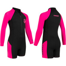 Cressi Neoprene Shorty Wetsuit - High-Stretch Comfort Kids Wetsuit - Short-Sleeve Design Mobility Neoprene Swimsuit - Kids Thermal Swimwear for Warmth